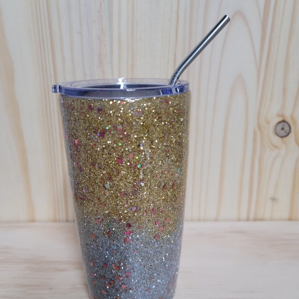 Glitter tumber